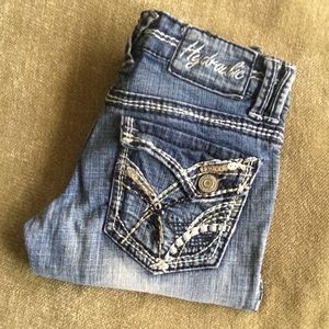 Distressed Hydraulic skinny jeans